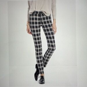 Madewell High Riser Skinny Jeans Bristow Plaid